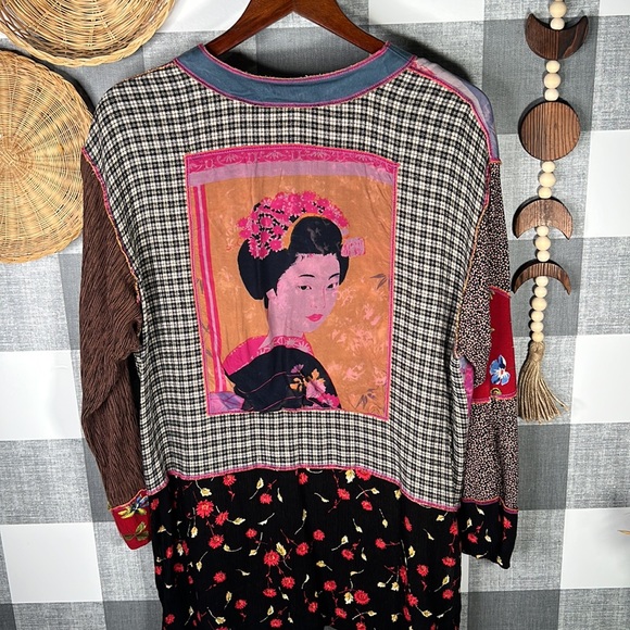 Geisha Rayon HTF Womans Blouse - Picture 5 of 6